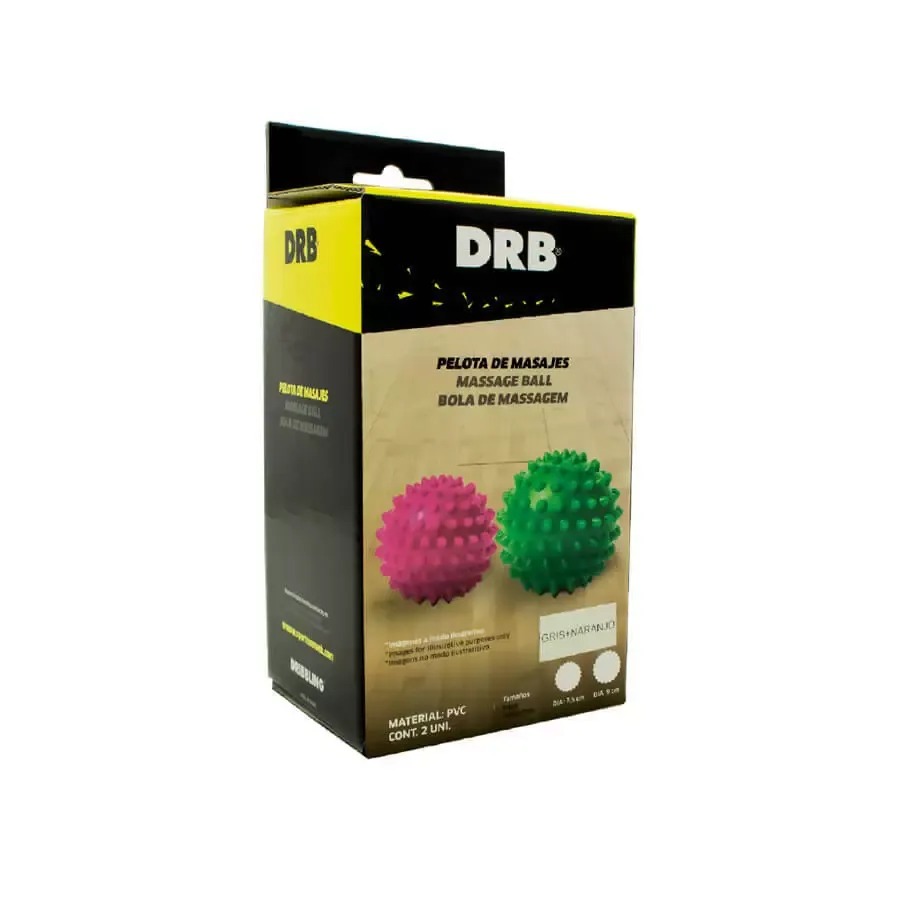 Imagen 0 de 1 de Pelotas Masajeadores Drb DRB-FUCSIA/VERDE