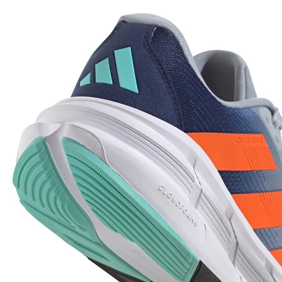 Imagen 6 de 7 de Zapatillas adidas Questar 3-GRIS/NEGRO/NARANJA