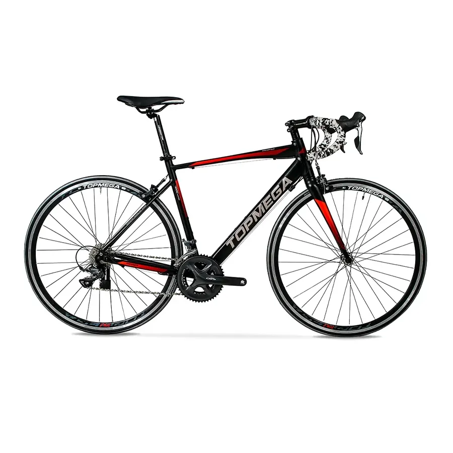Imagen 0 de 5 de Bicicleta TopMega Ruta Harrier 16V-NEGRO/ROJO