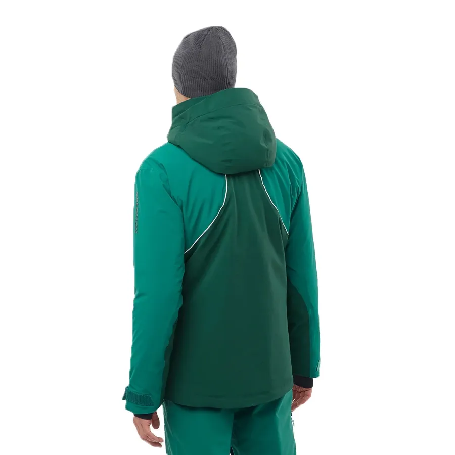 Imagen 3 de 6 de Campera Salomon Brilliant-VERDE OSCURO/VERDE