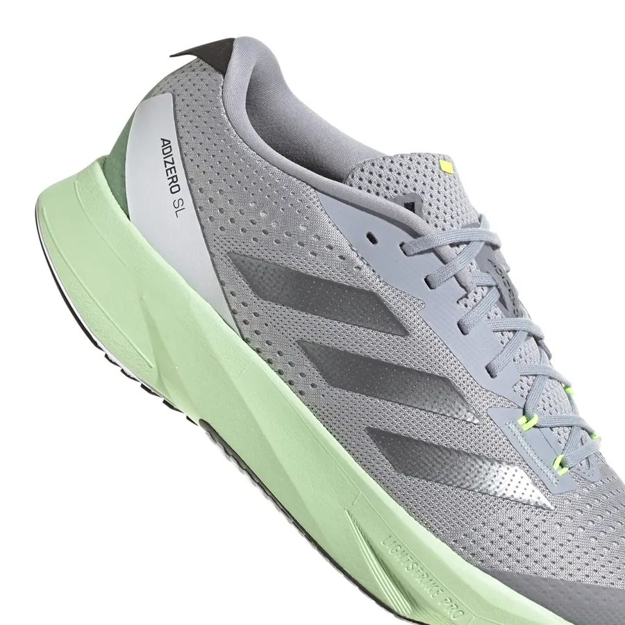 Imagen 6 de 9 de Zapatillas adidas Adizero Sl-GRIS/PLATA/LIMA