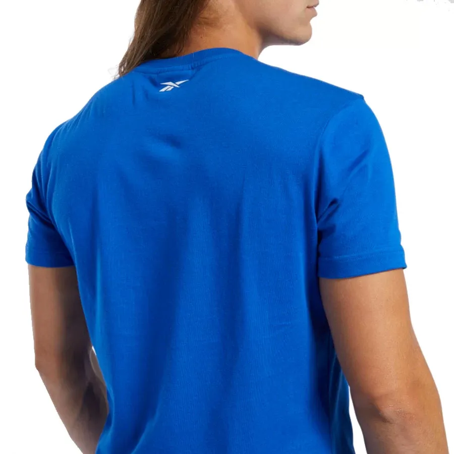 Imagen 4 de 7 de Remera Reebok Training Essentials Linear-AZUL