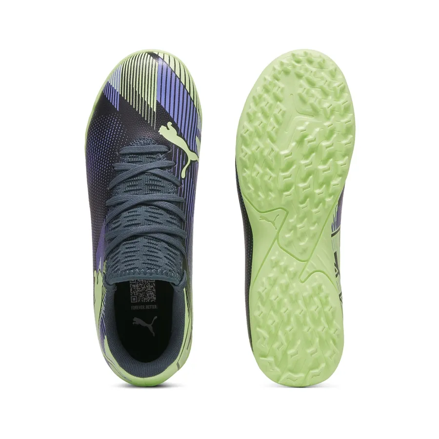 Imagen 3 de 5 de Botines Puma Future 7 Play Jr-PETROLEO/VIOLETA/LIMA