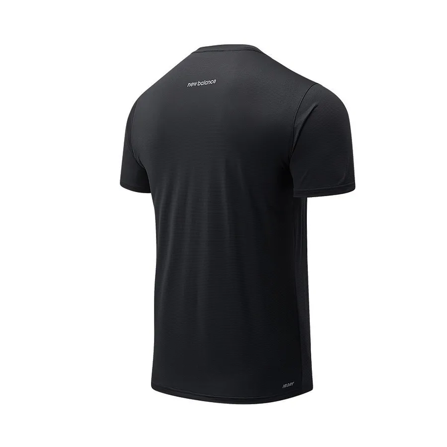 Imagen 1 de 2 de Remera New Balance Accelerate Short Sleeve-NEGRO