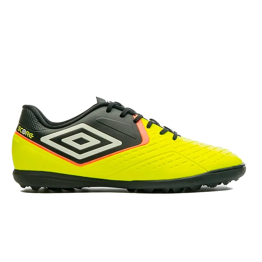 Imagen 0 de 7 de Botines Umbro Sintético Score-LIMA/NEGRO/BLANCO