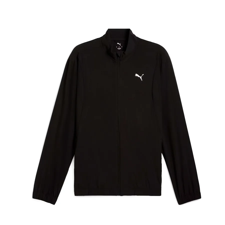 Imagen 3 de 5 de Campera Puma Run velocity woven jacket-VERDE SECO/NEGRO