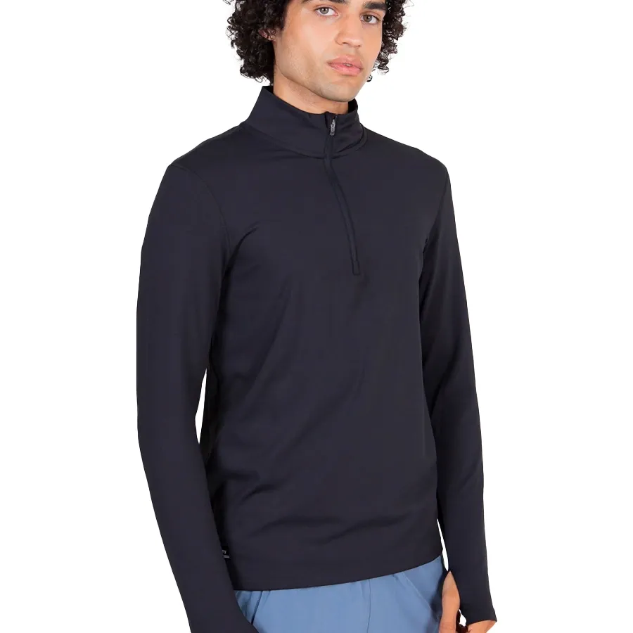 Imagen 2 de 6 de Buzo Saucony Solstice 1/4 Zip-NEGRO