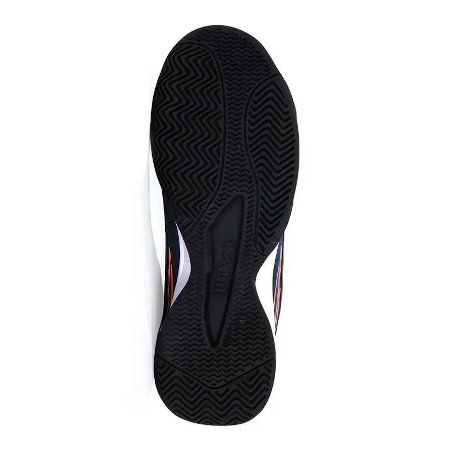 Imagen 4 de 5 de Zapatillas Wilson Slice 2 K-MARINO/NARANJA