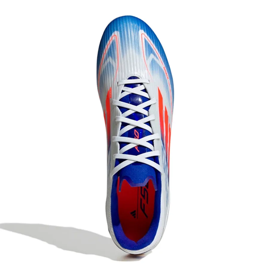 Imagen 3 de 7 de Botines adidas F50 League Fg/Mg-BLANCO/AZUL/NARANJA