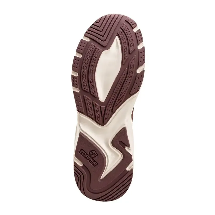 Imagen 4 de 5 de Zapatillas Topper Akron-CHOCOLATE/BEIGE