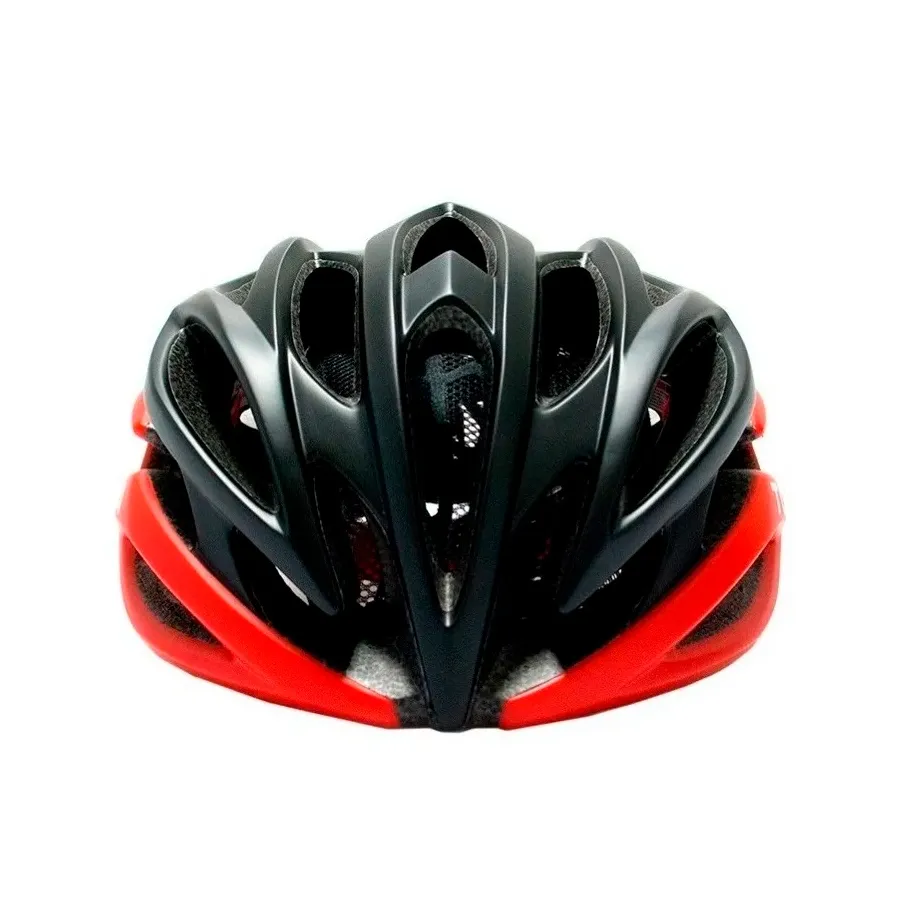 Imagen 2 de 3 de Casco Ciclismo Mtb TopMega-NEGRO/ROJO