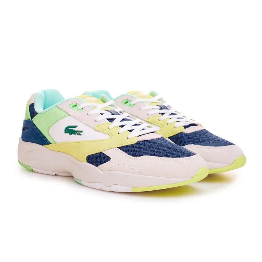 Imagen 2 de 6 de Zapatillas Lacoste Storm 96 Lo-BLANCO/MAIZ/VERDE/MARINO