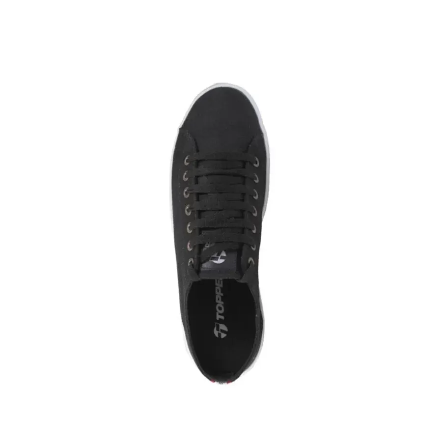 Imagen 1 de 4 de Zapatillas Topper Capitan Canvas Lite-NEGRO