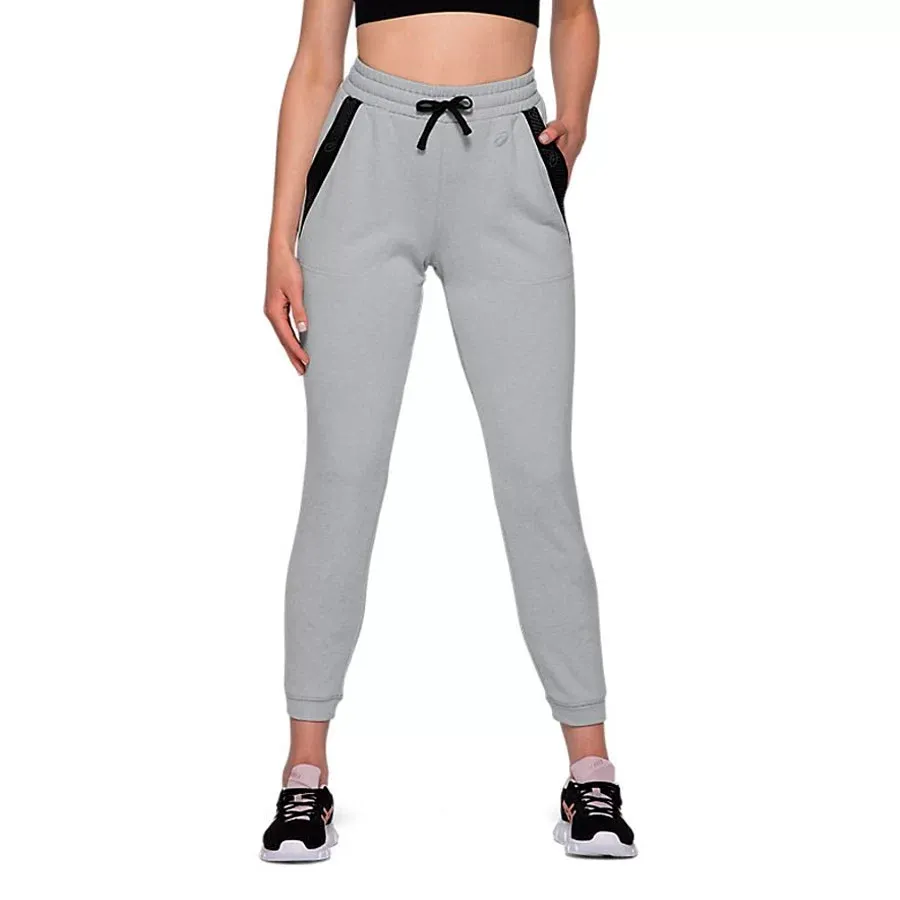 Imagen 0 de 4 de Pantalón Asics W Ft Jogger-GRIS/NEGRO