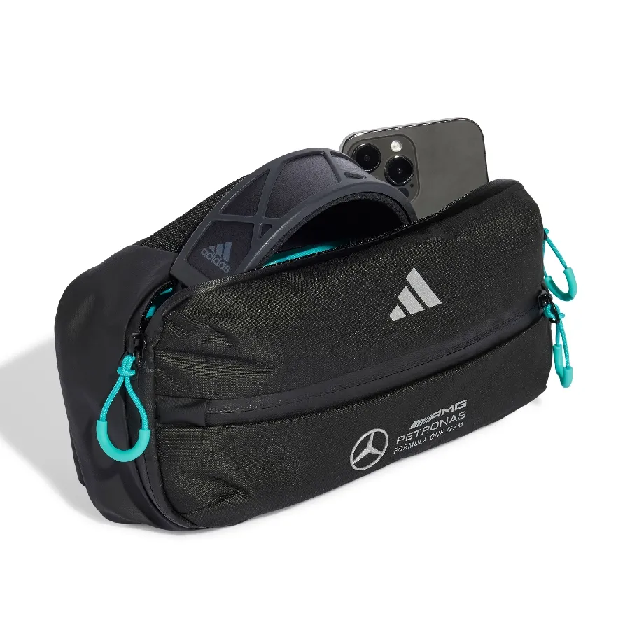 Imagen 1 de 5 de Riñonera Intelligent Packing System Mercedes-NEGRO/TURQUESA