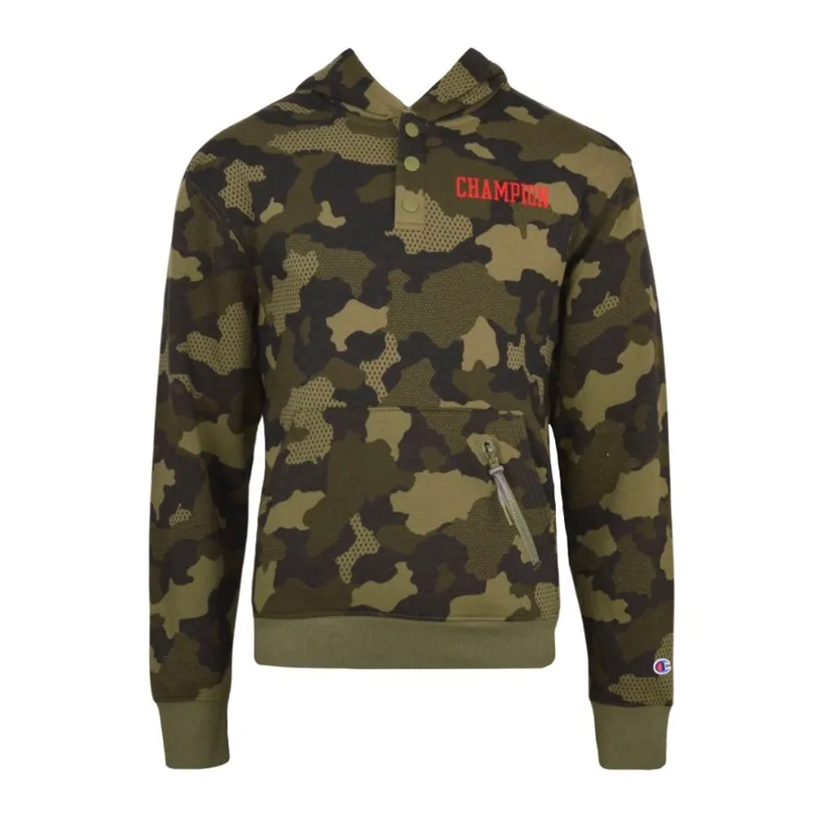 Imagen 0 de 3 de Buzo Champion Con Capucha-CAMUFLADO/VERDE MUSGO