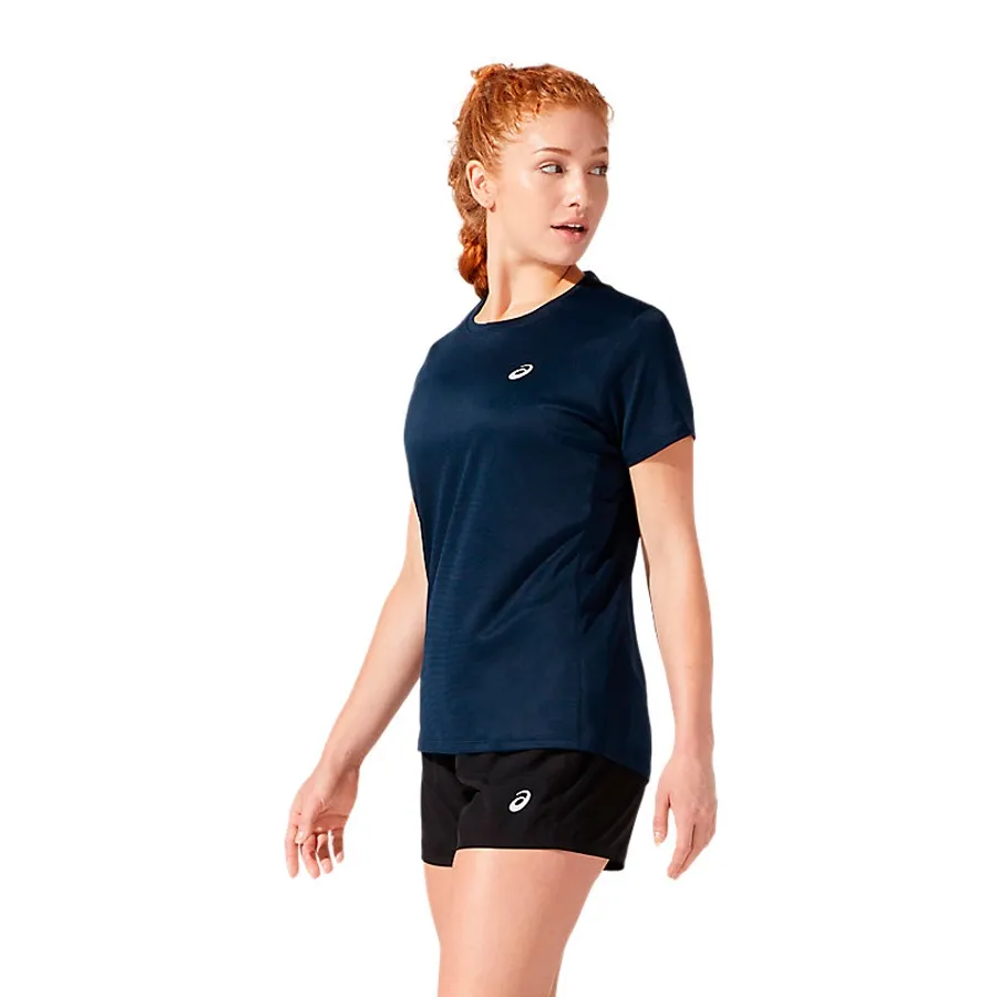 Imagen 1 de 4 de Remera Asics Silver Ss Top-MARINO