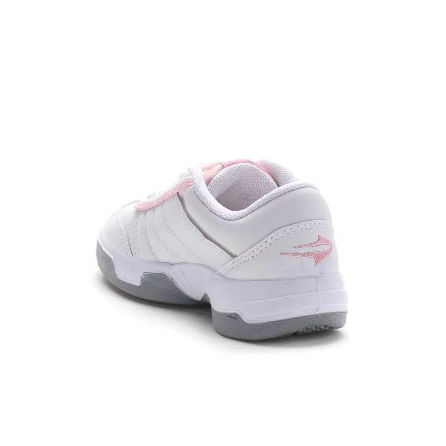 Imagen 3 de 5 de Zapatillas Topper Tie Break II Kids-BLANCO/ROSA
