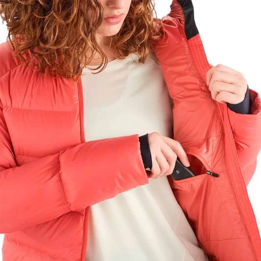 Imagen 3 de 7 de Campera Salomon Outline Down-CORAL