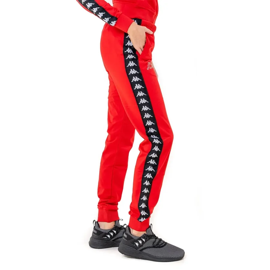 Imagen 2 de 6 de Pantalón Kappa Wastoria Snaps-ROJO/NEGRO/BLANCO