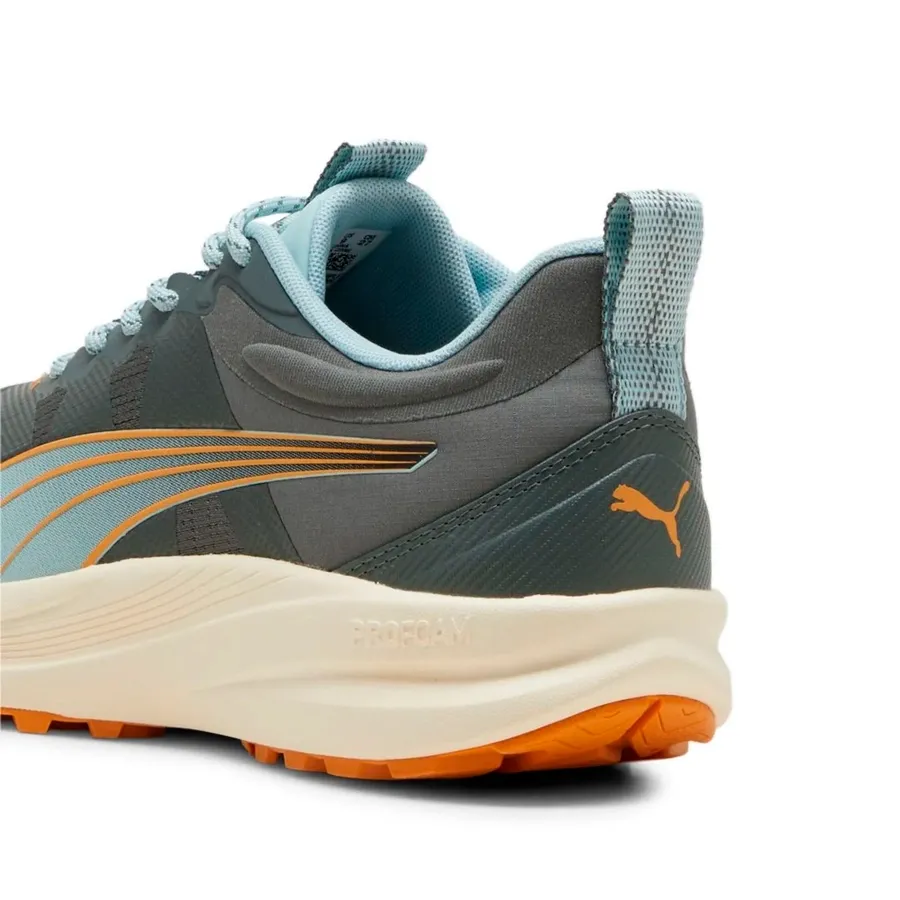 Imagen 4 de 6 de Zapatillas Puma Radeem Profoam Trail-GRAFITO/CELESTE/NARANJA