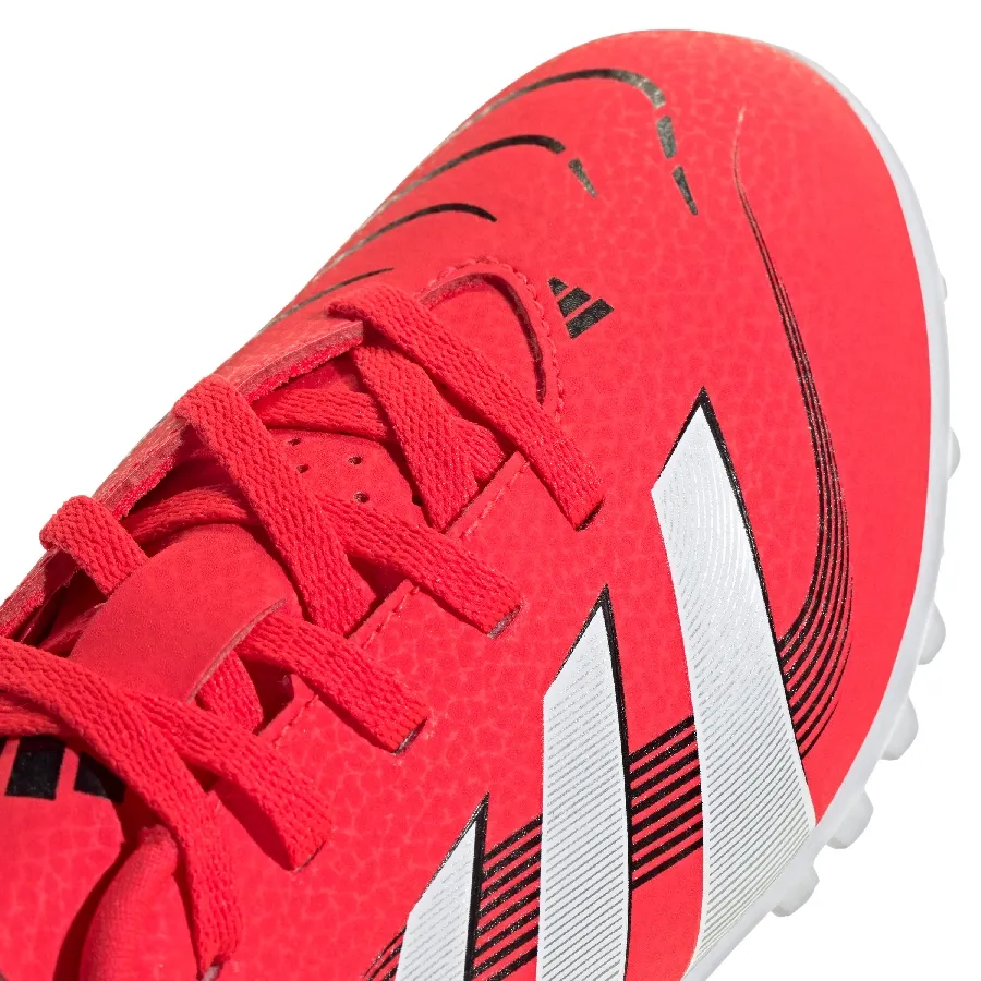 Imagen 5 de 7 de Botines adidas Predator Club Tf Junior-ROJO/BLANCO