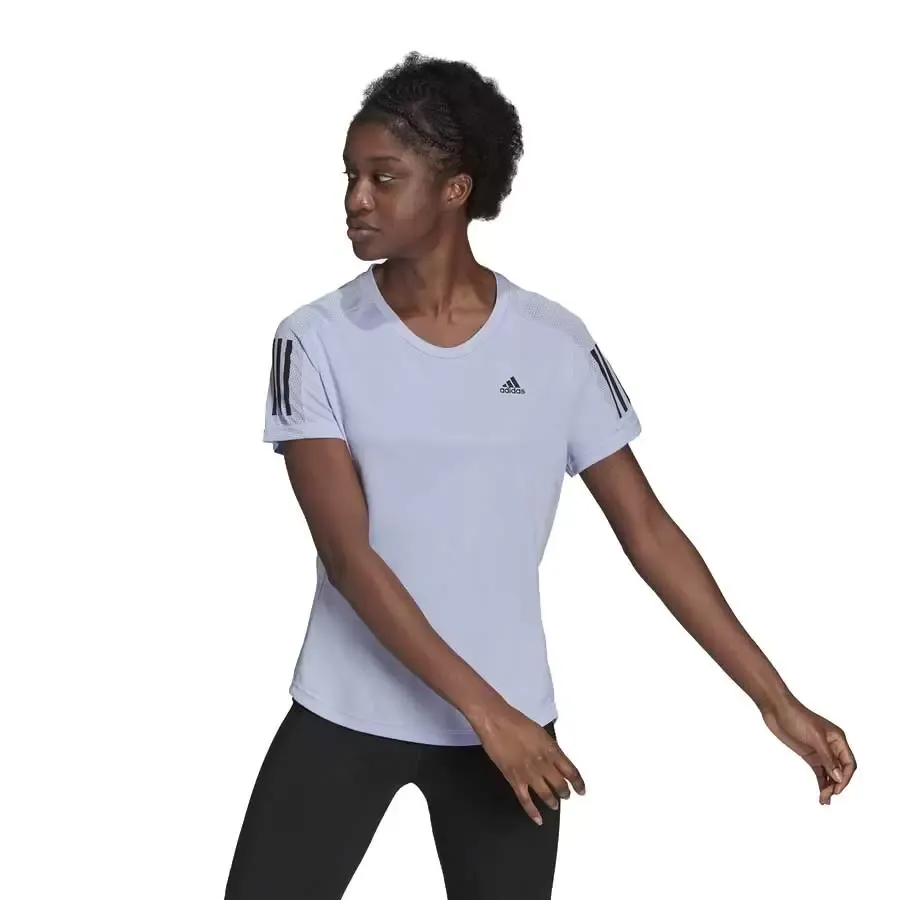 Imagen 0 de 6 de Remera adidas Own The Run-LILA/NEGRO