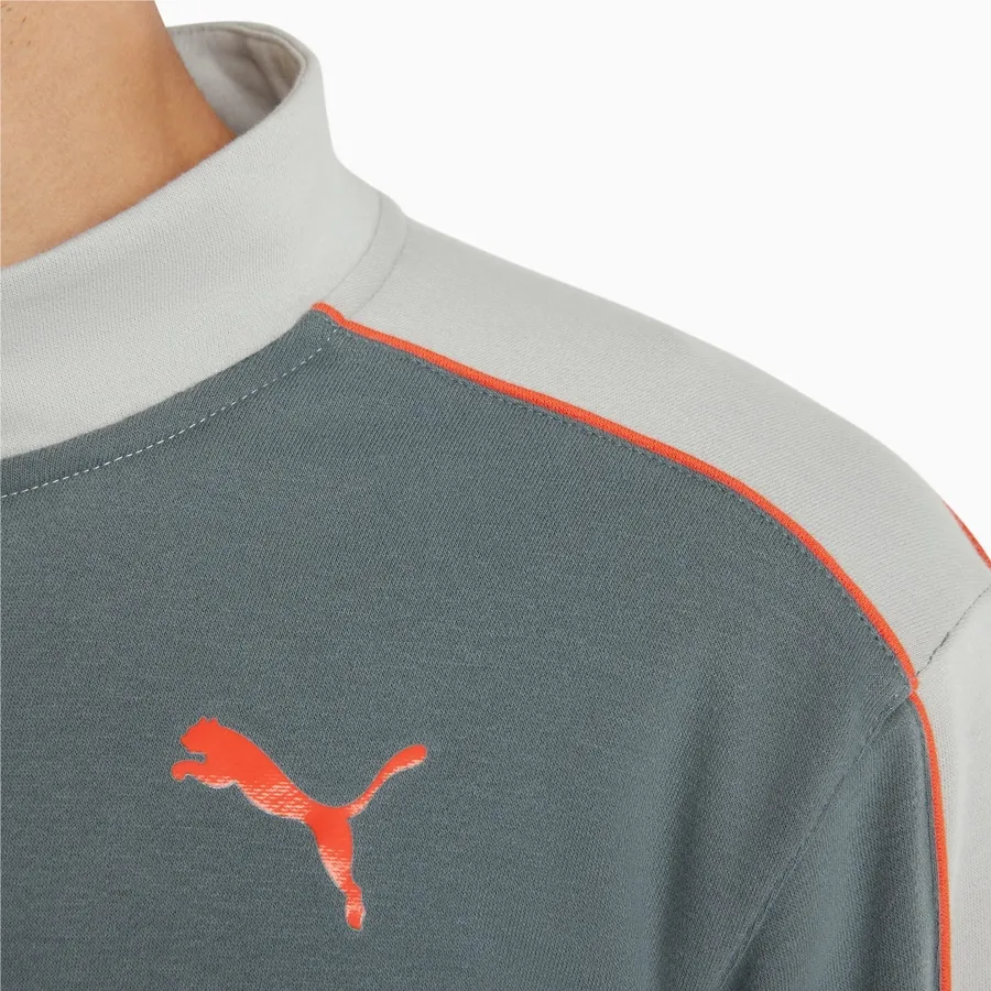 Imagen 2 de 3 de Campera Puma Train Full Zip-GRAFITO/NARANJA