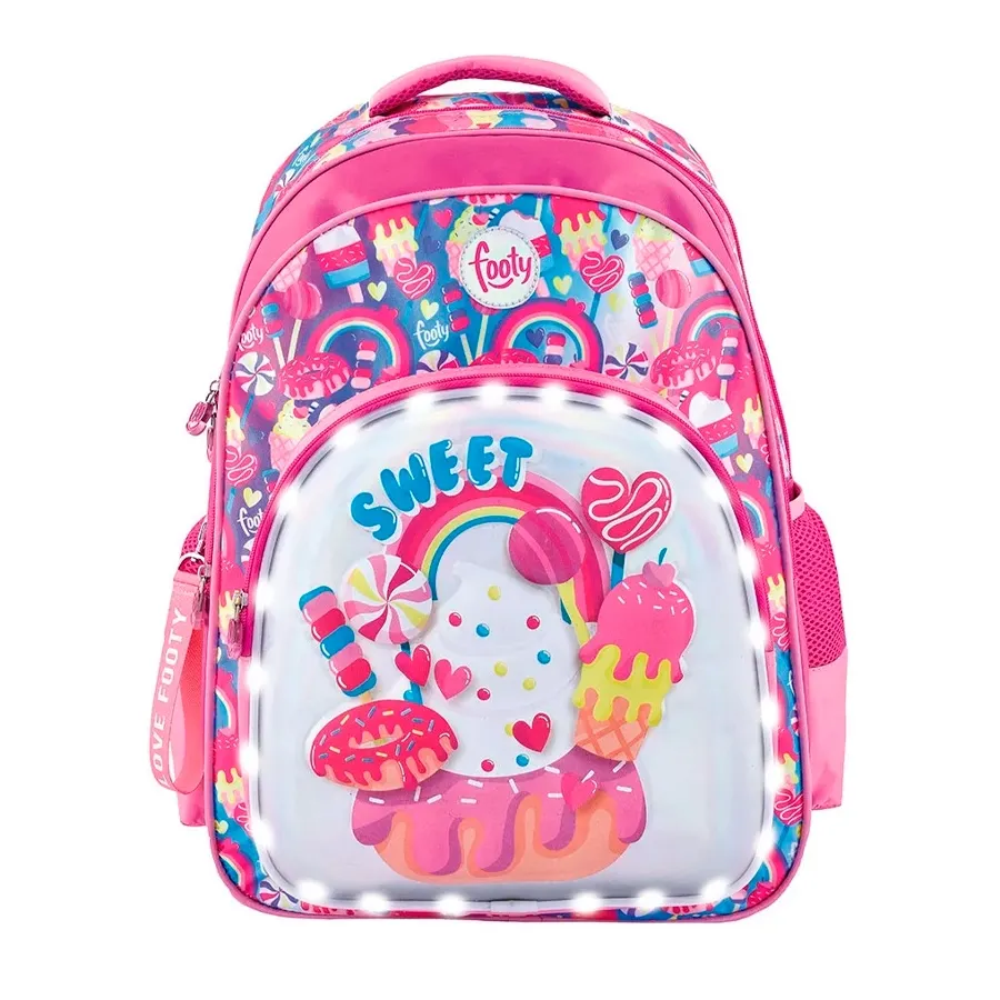 Imagen 0 de 2 de Mochila Footy Espalda Sweet-FUCSIA