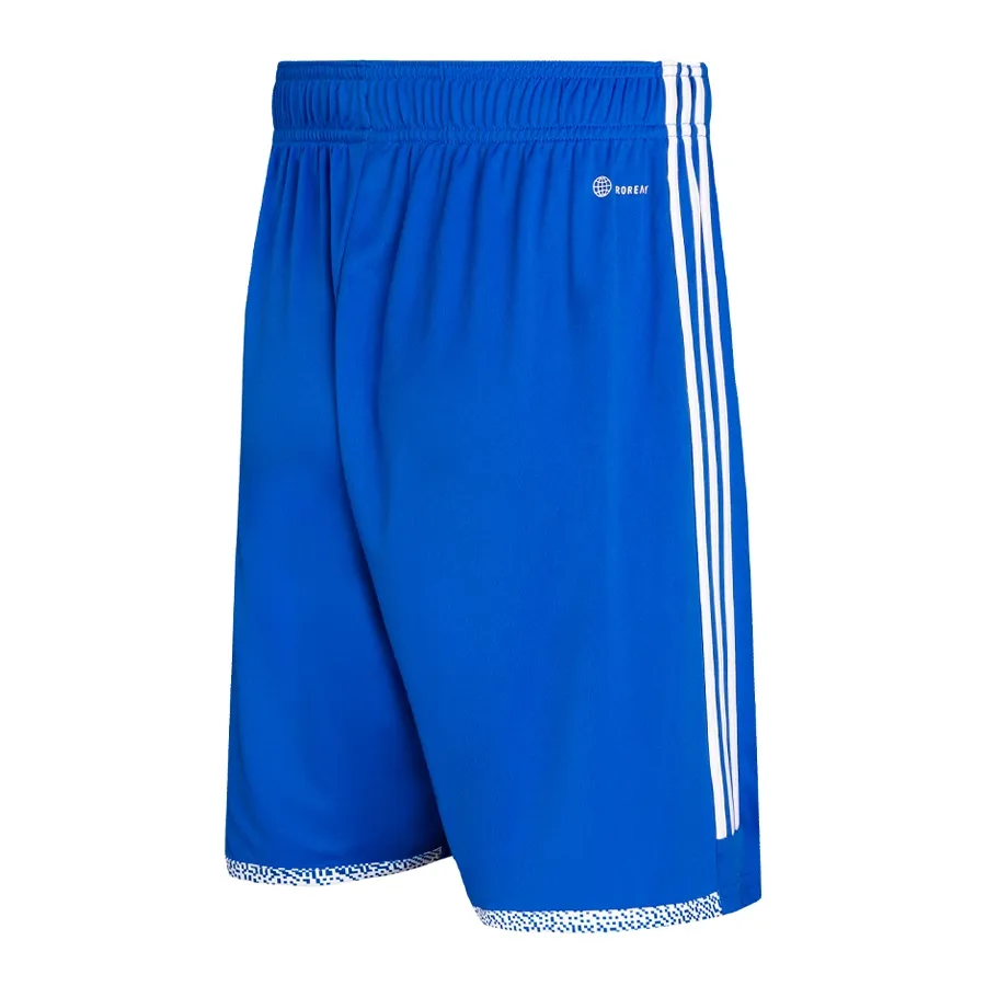 Imagen 1 de 5 de Shorts adidas Titular Chile 22/23-AZUL/BLANCO