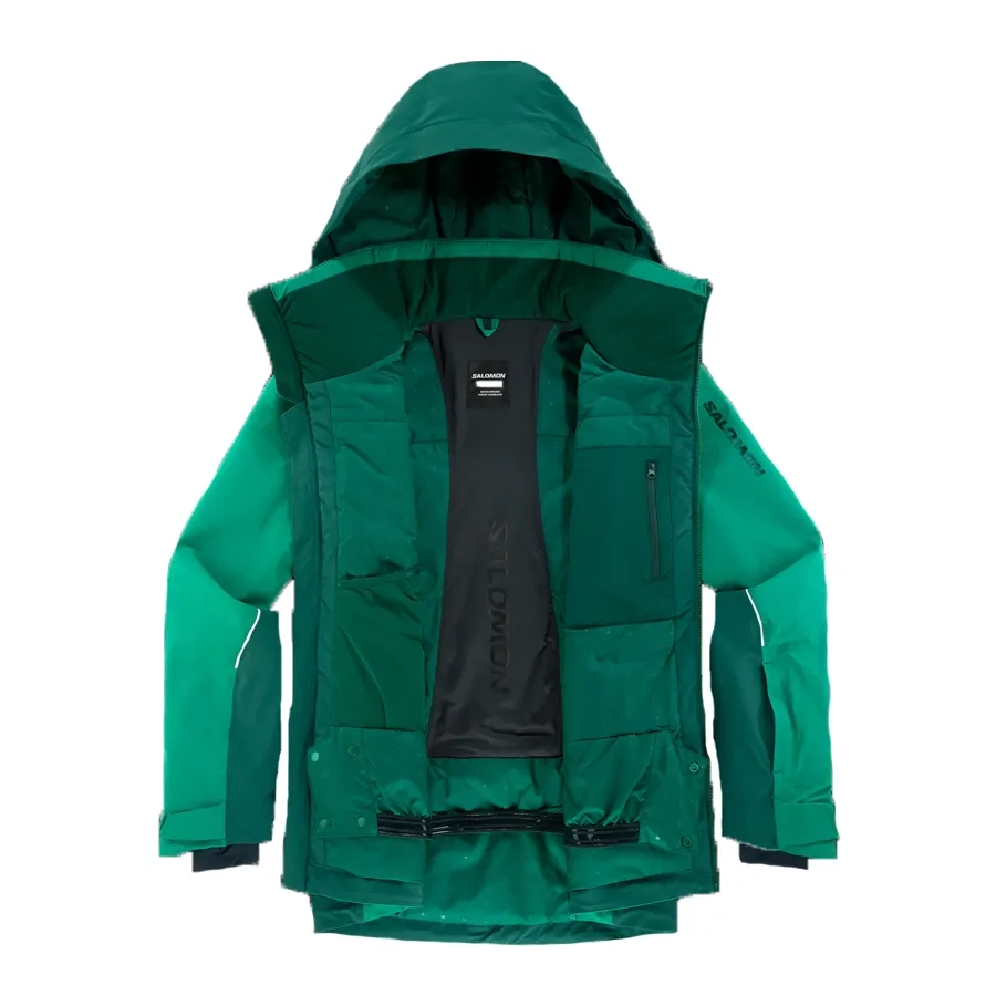 Imagen 1 de 6 de Campera Salomon Brilliant-VERDE OSCURO/VERDE