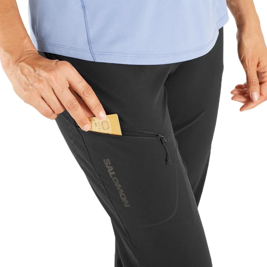 Imagen 2 de 5 de Pantalón Salomon Wayfarer-NEGRO