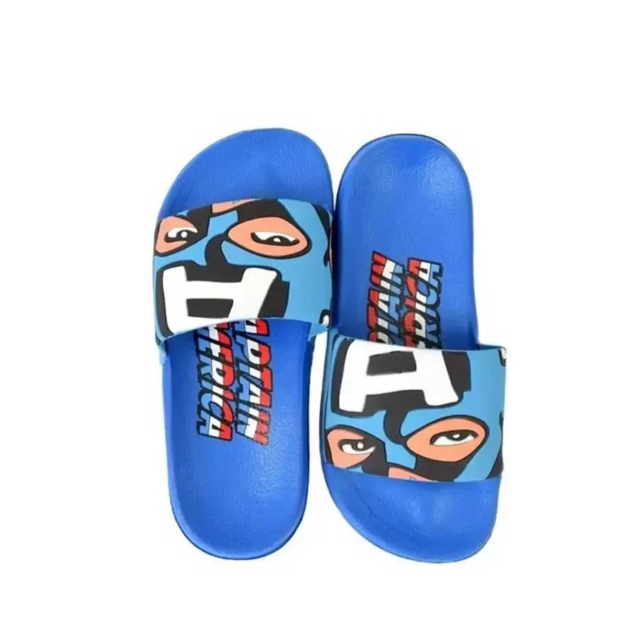 Imagen 1 de 2 de Ojotas Marvel Capitan 20-TURQUESA