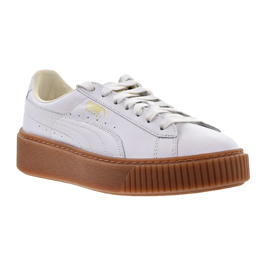 Imagen 1 de 5 de Zapatillas Puma Basket Plataform Core-BLANCO/MARRON