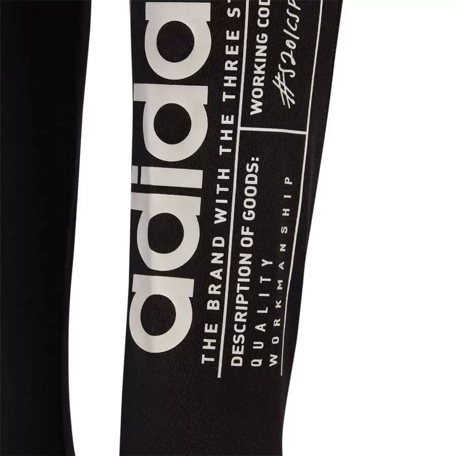 Imagen 3 de 4 de Calza adidas Brilliant Basics Tight-NEGRO/BLANCO