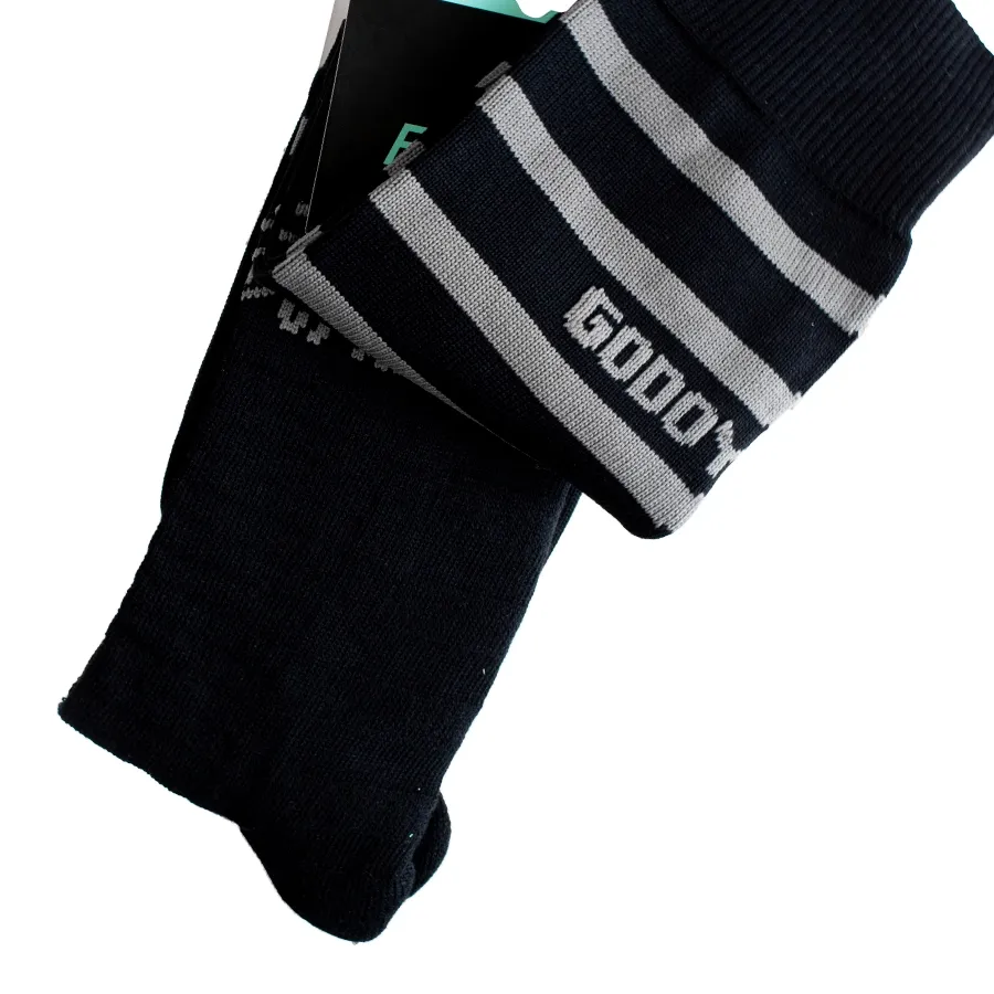 Imagen 1 de 3 de Medias Fiume Sport Arquero Oficial 22 Godoy Cruz-NEGRO/GRIS