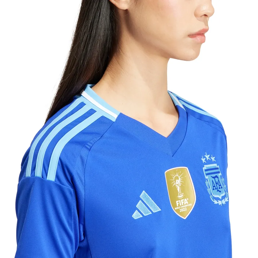 Imagen 6 de 8 de Camiseta adidas Afa Alternativa 24-AZUL/CELESTE