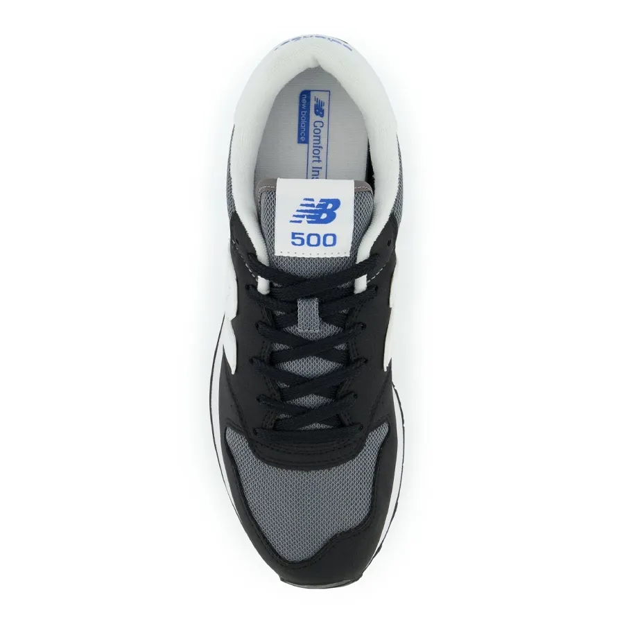 Imagen 3 de 5 de Zapatillas New Balance 500-NEGRO/GRIS/BLANCO