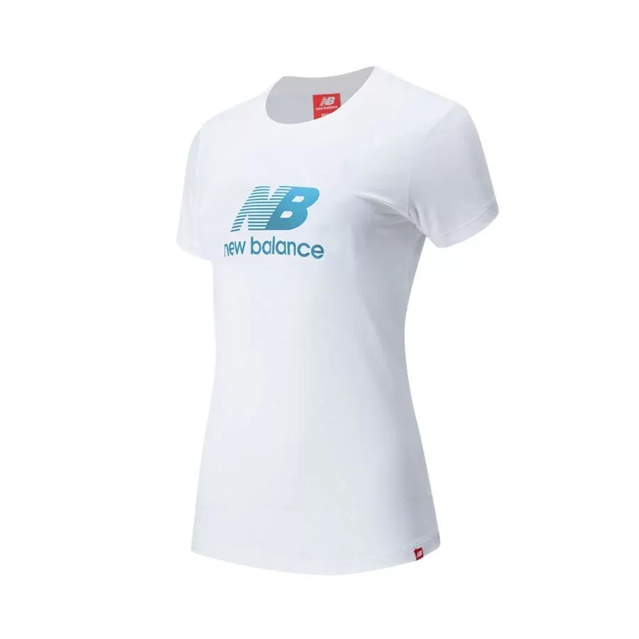 Imagen 0 de 1 de Remera New Balance Run Graphic T-BLANCO/CELESTE