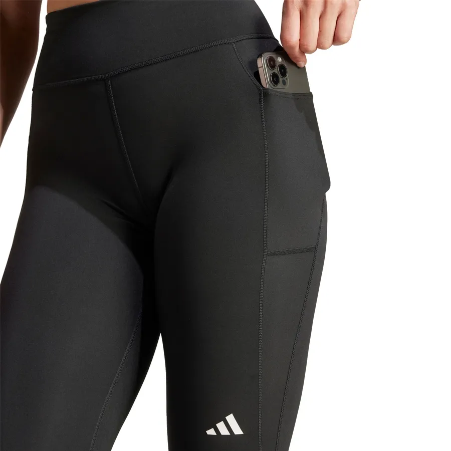 Imagen 3 de 5 de Calza Larga adidas Own The Run-NEGRO