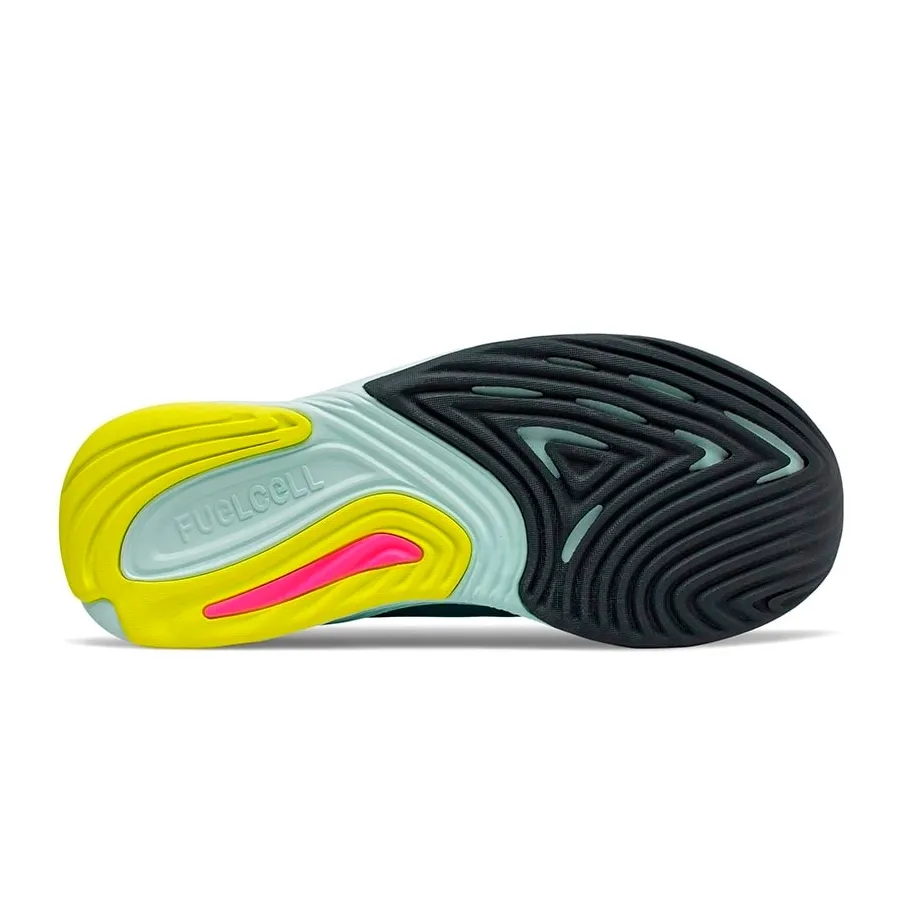 Imagen 4 de 5 de Zapatillas New Balance FuelCell Prism V2-VERDE/AMARILLO