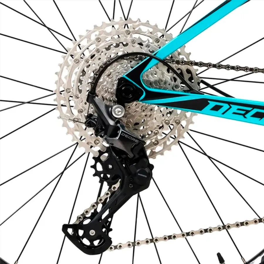 Imagen 5 de 6 de Bicicleta Sava Mtb Carbono Deck 6.1 Deore 12v T15-CELESTE