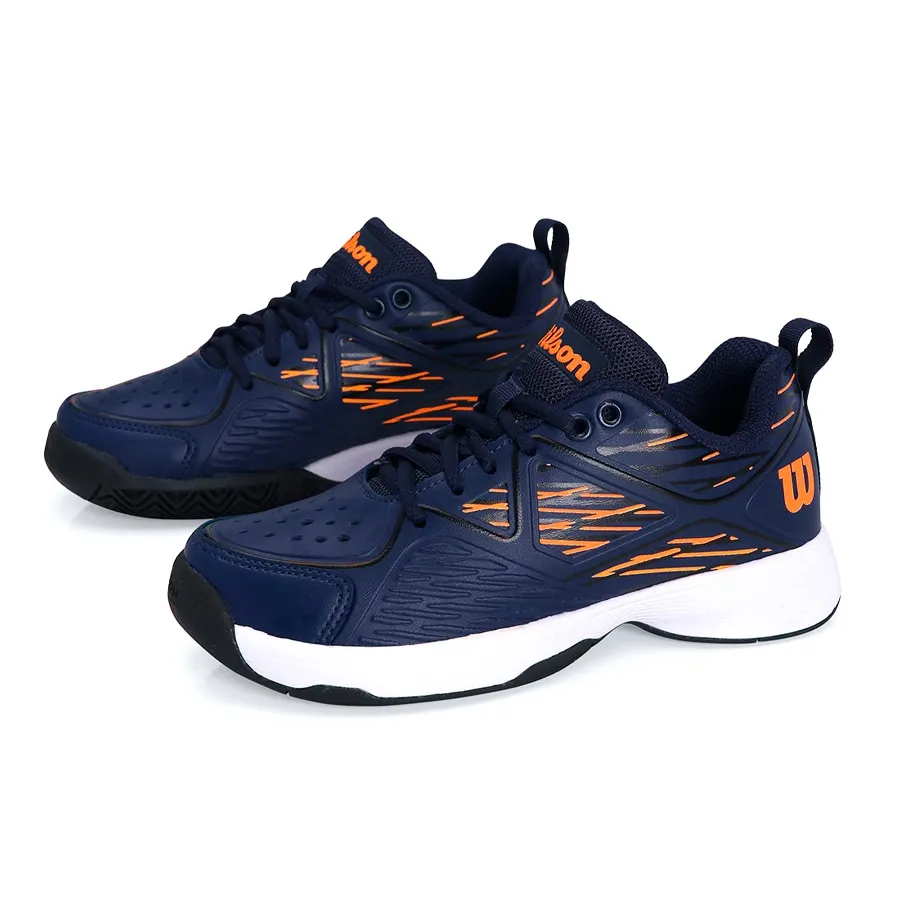 Imagen 1 de 5 de Zapatillas Wilson Slice 2 K-MARINO/NARANJA
