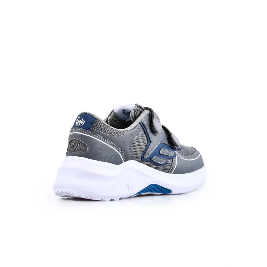 Imagen 2 de 6 de Zapatillas Footy Top-GRIS/AZUL/BLANCO