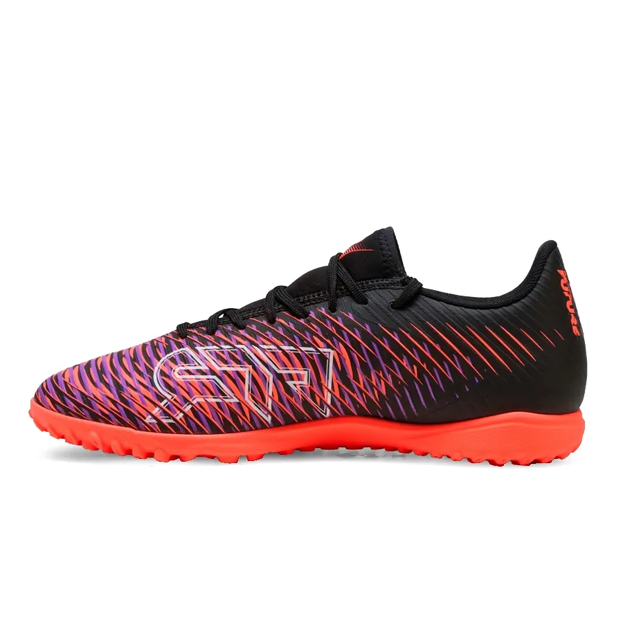 Imagen 3 de 6 de Botines Puma Future 8 Play Tt-NEGRO/VIOLETA/NARANJA