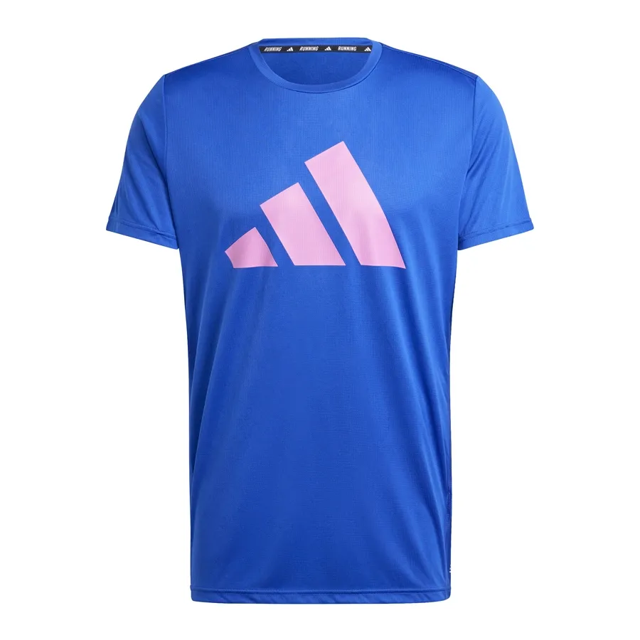 Imagen 4 de 5 de Remera adidas Run It-AZUL FRANCIA/ROSA