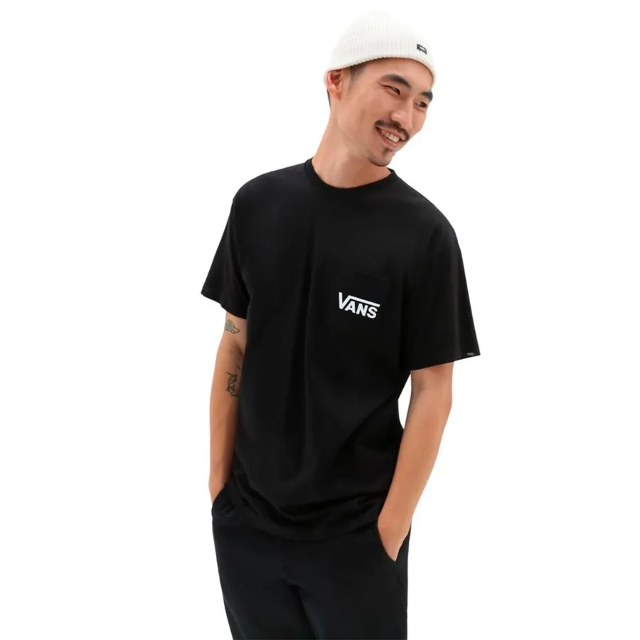 Imagen 2 de 5 de Remera Vans Otw Classic Back-NEGRO/BLANCO