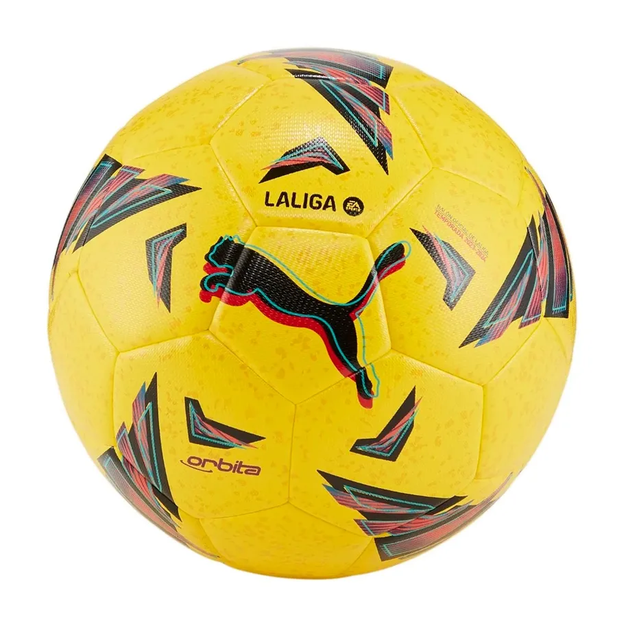 Imagen 0 de 1 de Pelota Puma Orbita Laliga 1 Hybrid-AMARILLO/NEGRO