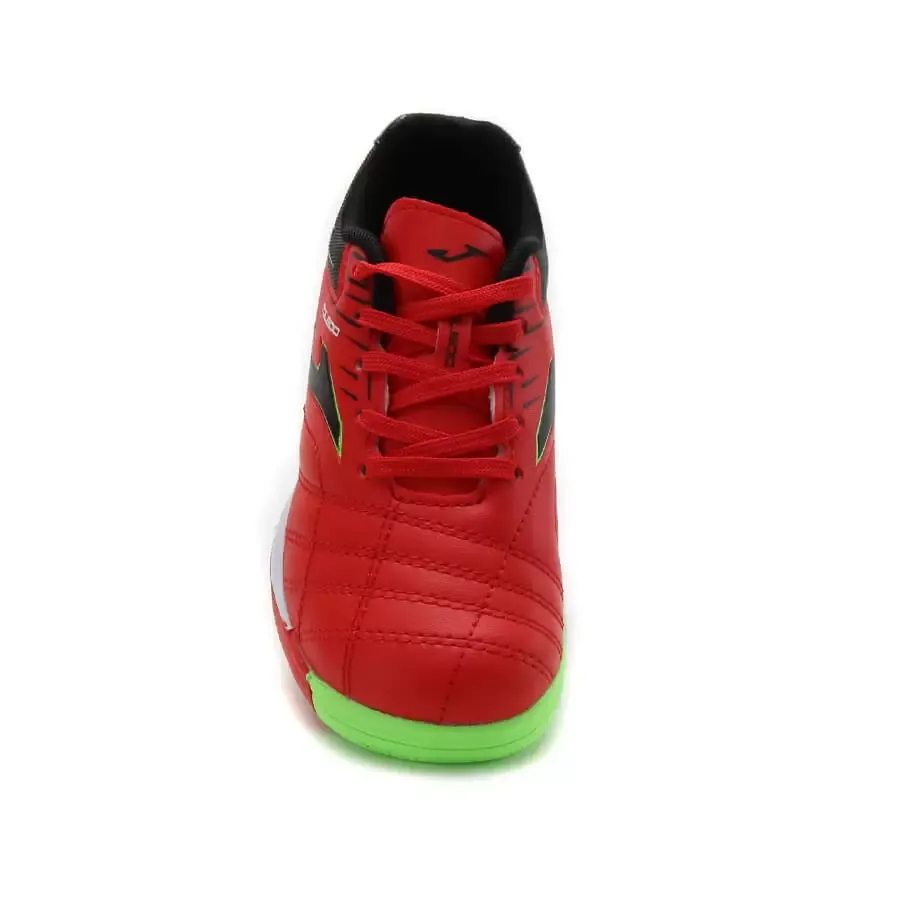 Imagen 2 de 5 de Botines Joma Toledo Jr Id V2-ROJO/VERDEFLUOR/NEGRO