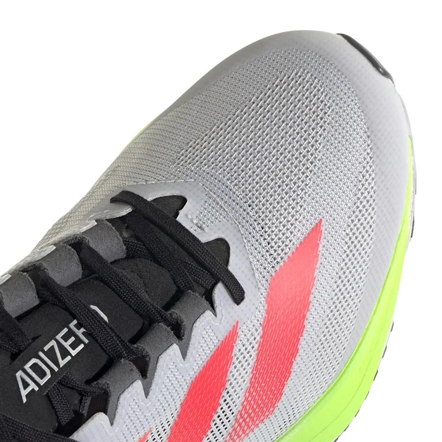 Imagen 6 de 8 de Zapatillas adidas Adizero Boston 12-GRIS/ROJO/AMARILLO FLUOR